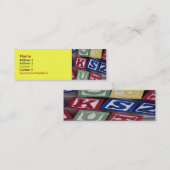 Visitekaartje bouwstenen (Voorkant / Achterkant)