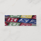 Visitekaartje bouwstenen (Achterkant)