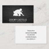 Visitekaartje bouwvakkers (Voorkant / Achterkant)