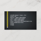 Visitekaartje bouwwerkzaamheden (Achterkant)