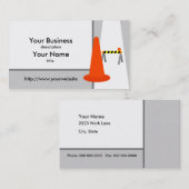 Visitekaartje bouwzone (Voorkant / Achterkant)