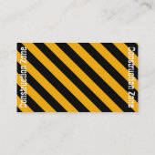 Visitekaartje bouwzone (Achterkant)