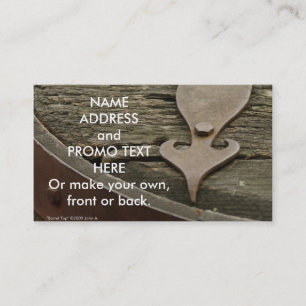 Visitekaartje bovenaan