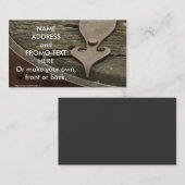 Visitekaartje bovenaan (Voorkant / Achterkant)