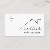 Visitekaartje bovenaan (Voorkant)