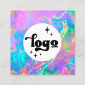 visitekaartje brandend vierkant (Voorkant)