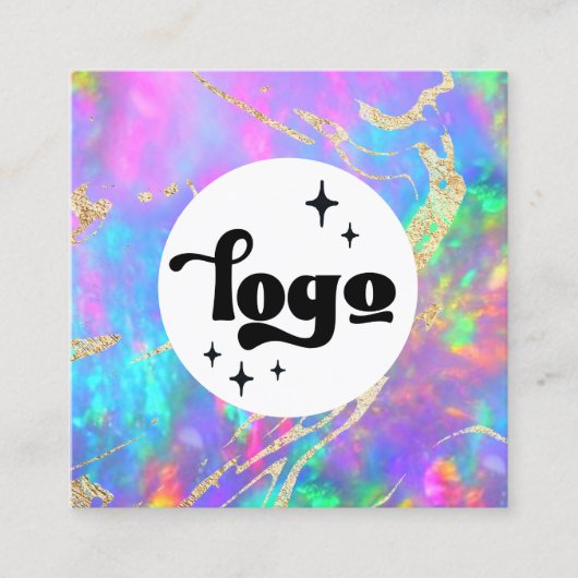 visitekaartje brandend vierkant (Voorkant)