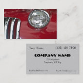 Visitekaartje brandend vrachtwagen (Voorkant / Achterkant)