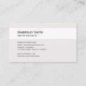 Visitekaartje, brede foto voor binnenhuisarchitect visitekaartje (Voorkant)