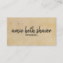 visitekaartje  brief