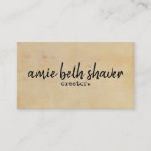 visitekaartje  brief (Voorkant)