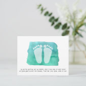 Visitekaartje briefkaart Reflexology therapeut (Staand voorkant)