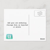 Visitekaartje briefkaart Reflexology therapeut (Achterkant)