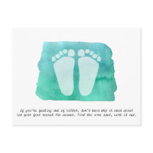 Visitekaartje briefkaart Reflexology therapeut