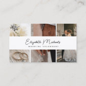 Visitekaartje, bruiloft Celebrant Modern Visitekaartje (Achterkant)