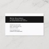 Visitekaartje, Bruiloft Celebrant strak en eenvoud Visitekaartje (Voorkant)