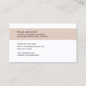 Visitekaartje, Bruiloft Officiant zachte tinten Visitekaartje (Voorkant)