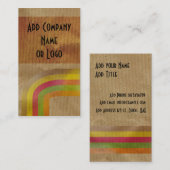 Visitekaartje bruin papier (Voorkant / Achterkant)