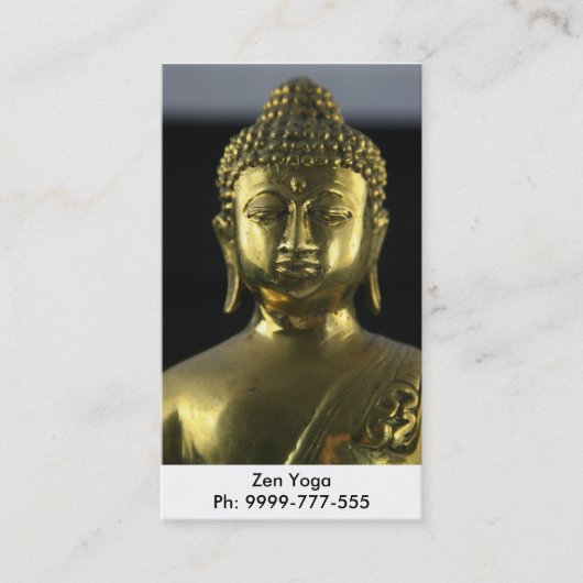 visitekaartje Budha (Voorkant)