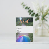 Visitekaartje Cadeaubon van RoseWrites Kortingskaartje (Staand voorkant)