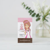 Visitekaartje Cake Designer (Staand voorkant)