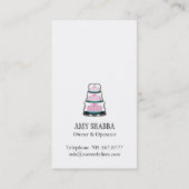 Visitekaartje Cake Designer (Achterkant)