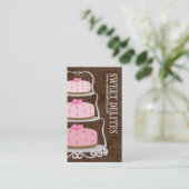 Visitekaartje Cake Designer (Staand voorkant)