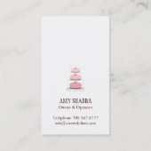 Visitekaartje Cake Designer (Achterkant)