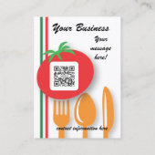 visitekaartje Calendar Italiining (Achterkant)