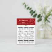 visitekaartje Calendar Jade Hair Salon (Staand voorkant)