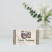 Visitekaartje  camera fotografie (Staand voorkant)