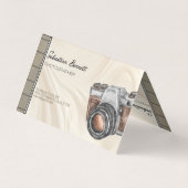 Visitekaartje camera fotografie (Achterkant)