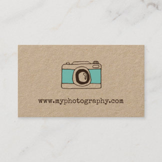 Visitekaartje camera fotografie