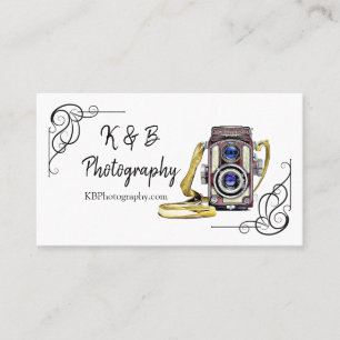 Visitekaartje  camera fotografie