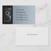 Visitekaartje  camera Lens Chubby (Voorkant / Achterkant)