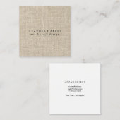 visitekaartje - Canvas (Voorkant / Achterkant)