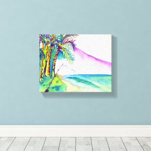 visitekaartje canvas afdruk (Insitu (Houten vloer))