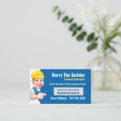 Visitekaartje Cartoon (Staand voorkant)