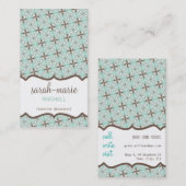 VISITEKAARTJE:: casual chic 2 P Visitekaartje (Voorkant / Achterkant)