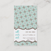 VISITEKAARTJE:: casual chic 2 P Visitekaartje (Achterkant)