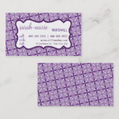 VISITEKAARTJE:: casual chic 6 L Visitekaartje (Voorkant / Achterkant)