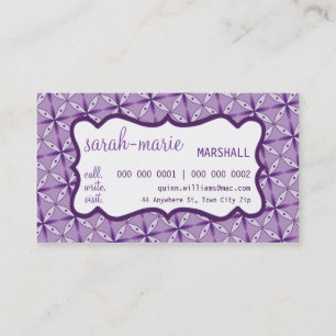 VISITEKAARTJE:: casual chic 6 L Visitekaartje