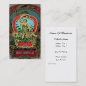  Visitekaartje Champagne (Voorkant / Achterkant)