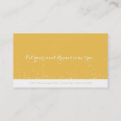 Visitekaartje Champagne Events -  (Achterkant)