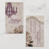 Visitekaartje Chandelier (Voorkant / Achterkant)
