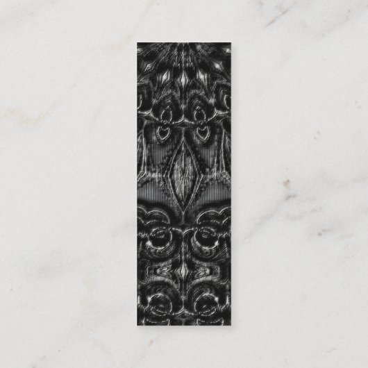 Visitekaartje Charcoal Mandala (Achterkant)