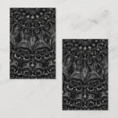 Visitekaartje Charcoal Mandala (Voorkant / Achterkant)