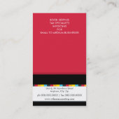 VISITEKAARTJE :: checker 2P (Achterkant)