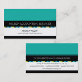 VISITEKAARTJE:: checker 3L Visitekaartje (Voorkant / Achterkant)