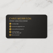 Visitekaartje Chef Catering (Achterkant)